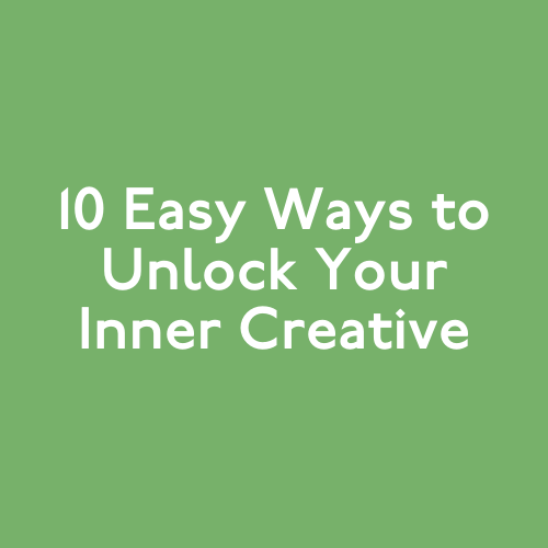 how to find your inner creativity