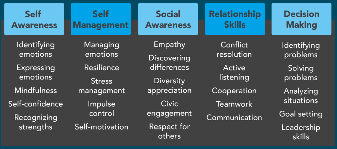 SEL’s five core competencies