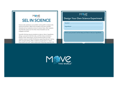 SEL in science downloadable resource for teachers and students
