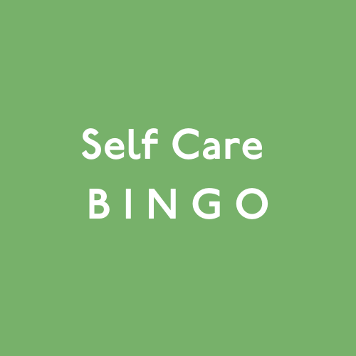 Mental Health Self Care Bingo